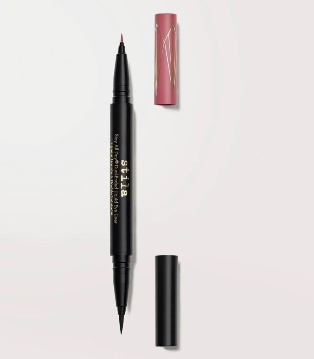 Stila Stay All Day Dual-Ended Waterproof Liquid Eye Liner Rum Punch Intense Blk